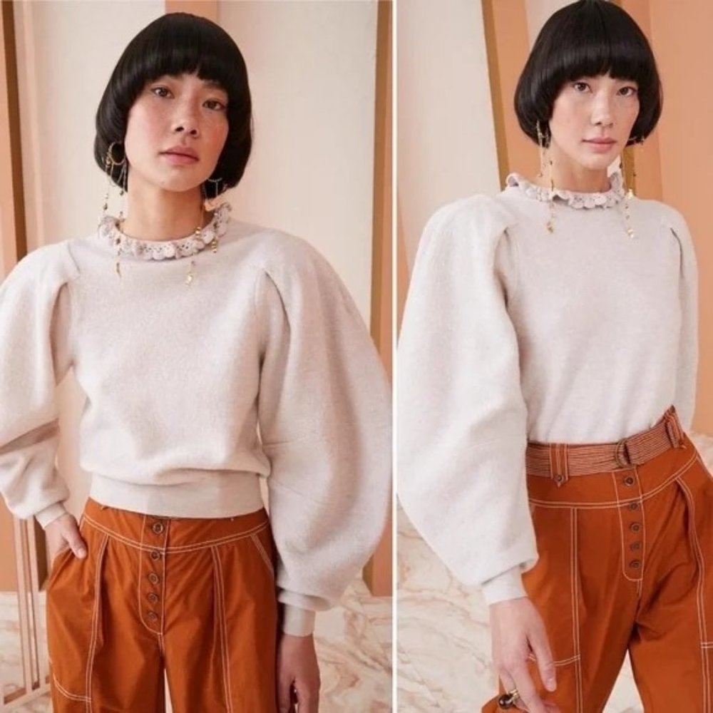 Ulla Johnson Josie Merino Wool Pullover Size small
